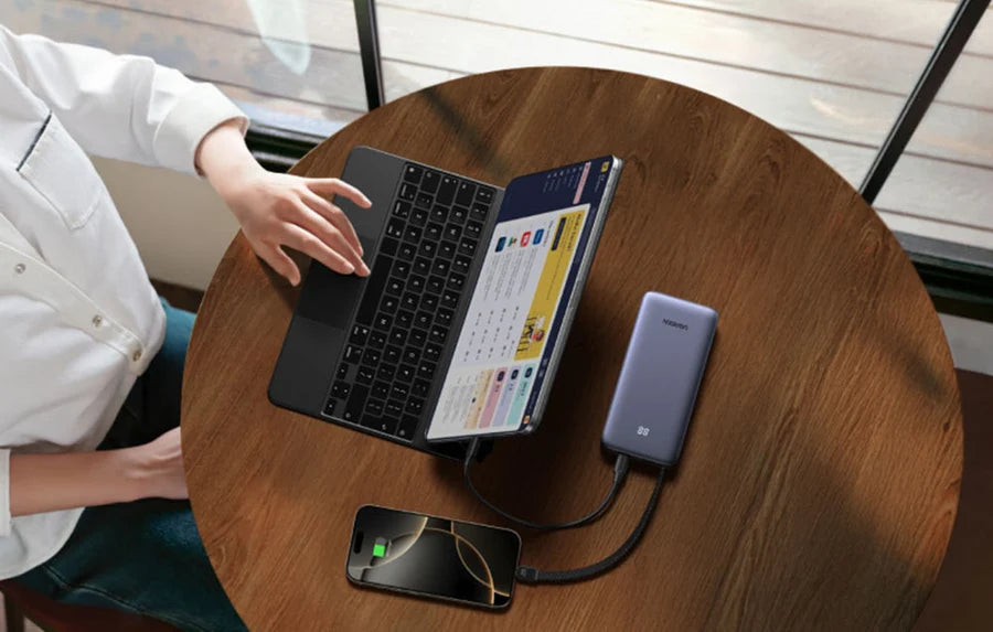 UGREEN Nexode Power Bank 45W 20000mAh Built-in Usb-C Cable
