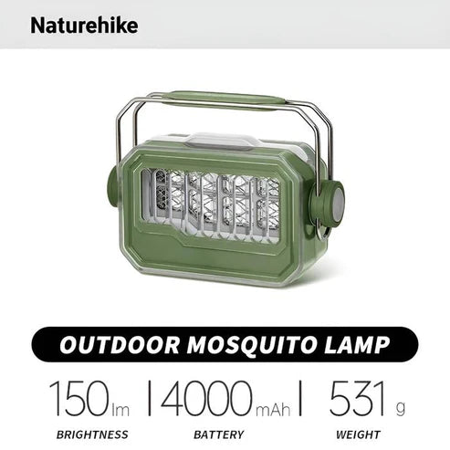 Naturehike Yeuban Outdoor Mosquito Killing Lamp - Frost Green