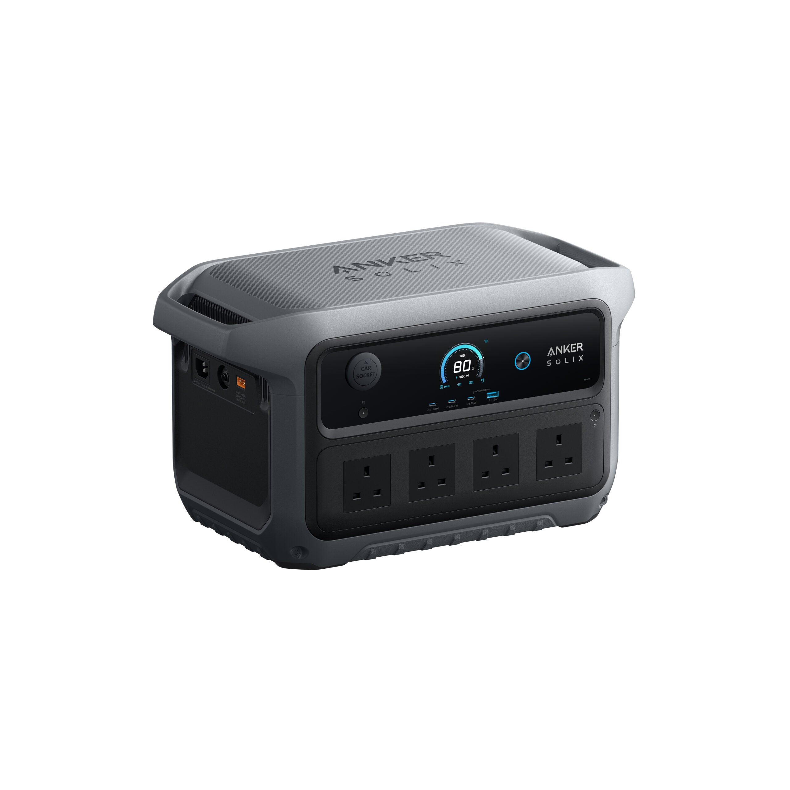 محطة الطاقة المحمولة Anker SOLIX C2000 Gen 2 (A17832A1) – 2048Wh | 2400W 