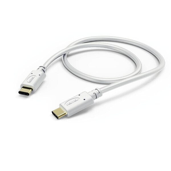 Hama Type-C to Type-C Charging Data Cable 1.5 m, white