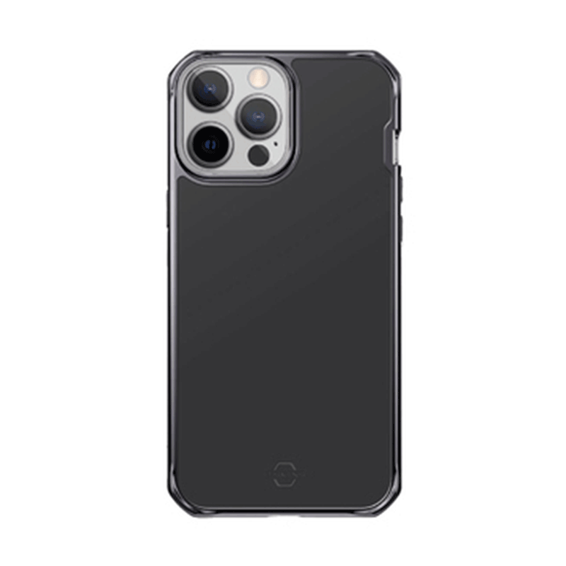 Itskins Hybrid Glass Case Apple iPhone 13 Pro Max Space Gray- LZDC
