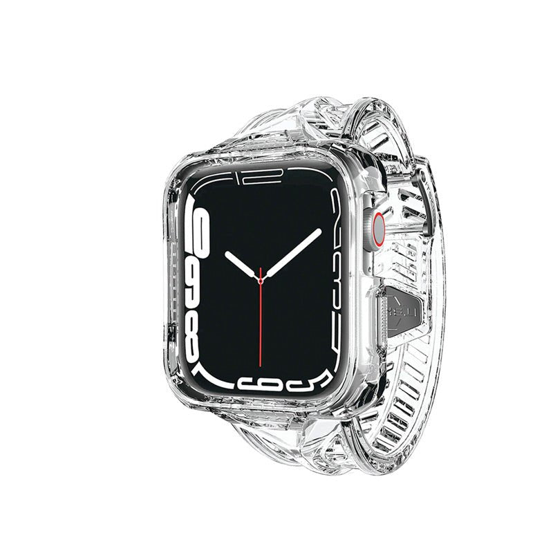 Itskins Spectrum Clear Combo Belt And Case Set - 45mm Apple Watch 7 / SE / 6 / 5 / 4 /
