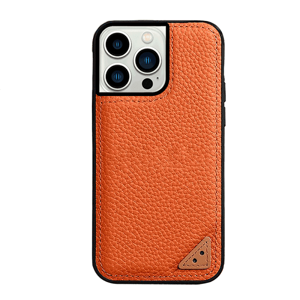 Melkco Leather Snap Case For iPhone 13 Pro Max Orange — Future Store