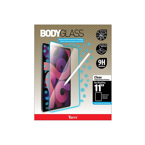 TORRII BODYGLASS SCREEN PROTECTOR FOR IPD AIR 11INCH&IPD 10–CLEAR