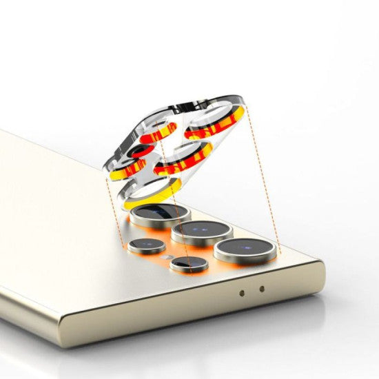 Araree C-Subcore Camera Lens Protector For Galaxy S24 Ultra Clear - EFDW