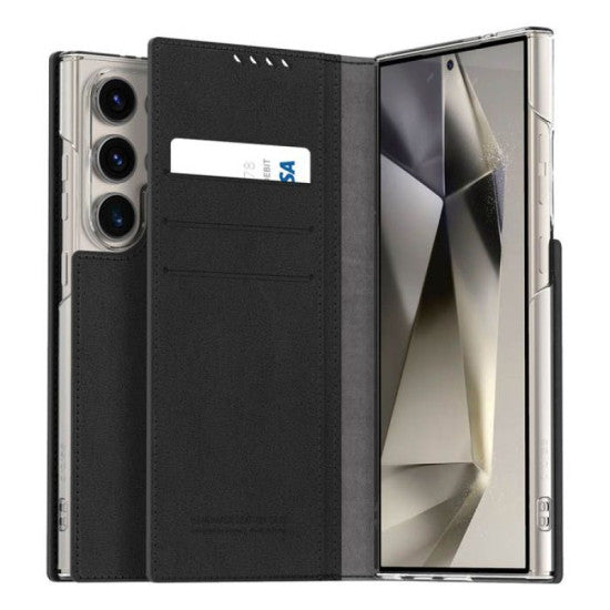 Araree Mustang Diary Wallet Case for Galaxy S24 Ultra Black - VQXD