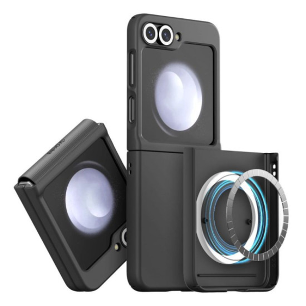 علبة Araree Aero Flex Magsafe مع حماية طبقة مزدوجة لـ Samsung Galaxy Z Flip 6 - Black