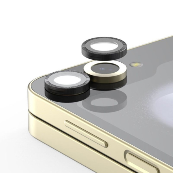 Araree Core Camera Lens Protector Pridged Glass مع حلقة معدنية لـ Samsung Galaxy Z Flip 6 - Clear