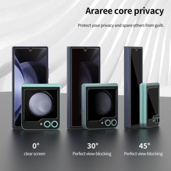 الشاشة الأمامية Araree Core Front Glass (1 pcs) لـ Samsung Galaxy Z Flip 6 - الخصوصية