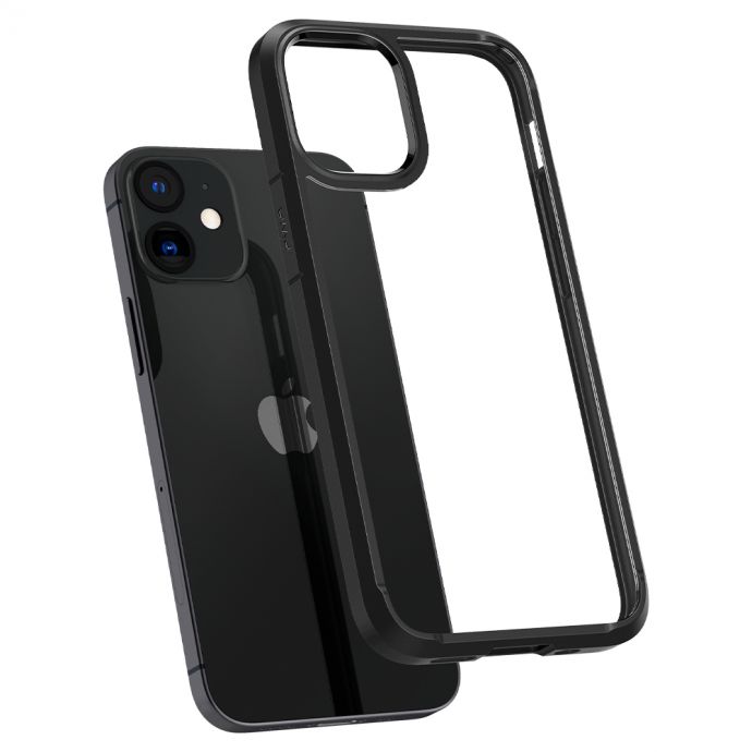 Spigen Crystal Hybrid for iPhone 12 mini (Black Clear)