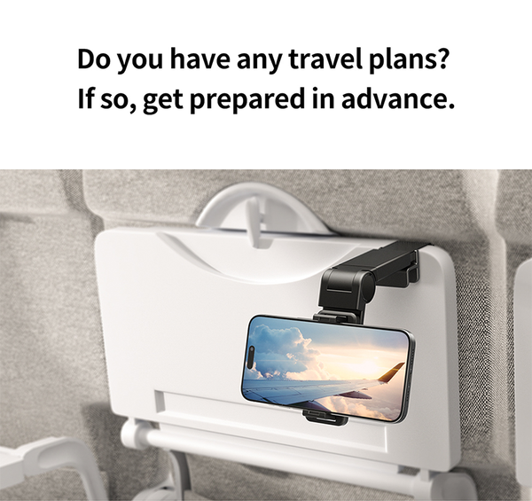 Araree Plane Mount Inflight Airplane Smartphone Mount / Holder - black