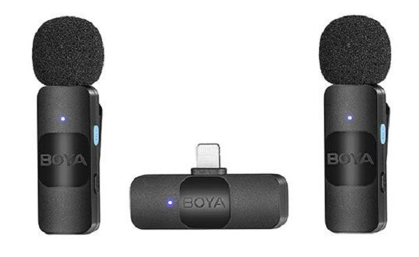  Boya Ultra Compact Wireless Microphone BY-V1 for iOS