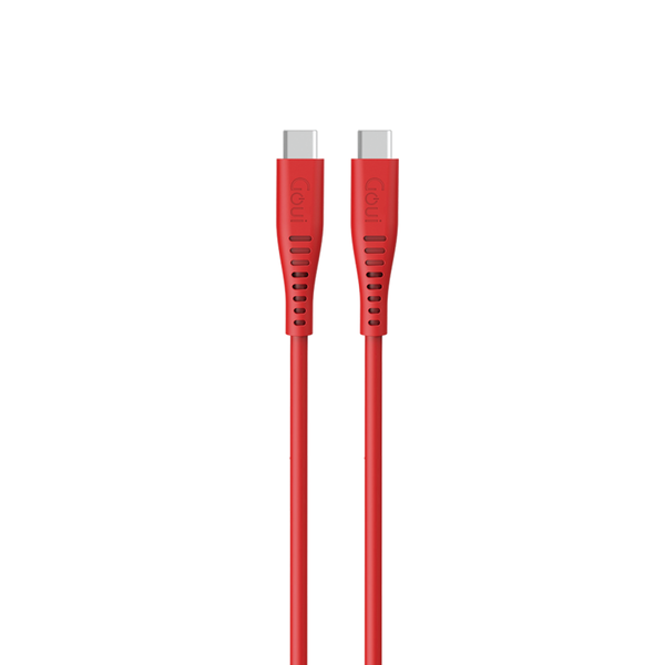 Goui - Silicon Type C To Type C 1.5Mts Red Cable