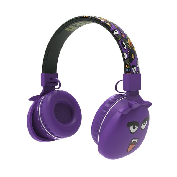 Maestro Jelly Monsters Wireless Headphone Purple Tiger