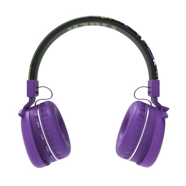 Maestro Jelly Monsters Wireless Headphone Purple Tiger