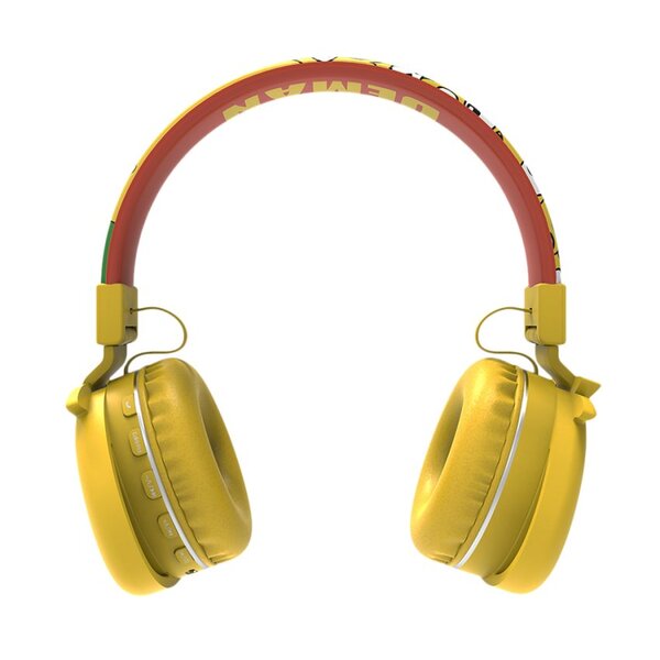 Maestro Jelly Monsters Wireless سماعة الرأس الأصفر deman