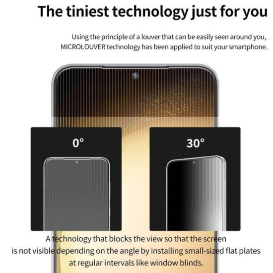 Araree Samsung S25 Ultra Core Glass Screen Protector Privacy Black