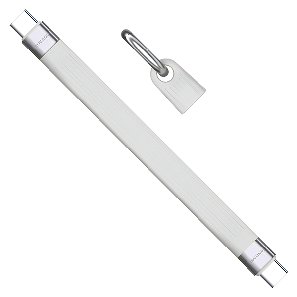 iEngage Pd 240W USB-C To USB-C Cable (40Gbps/8K) USB 4.0 (White)