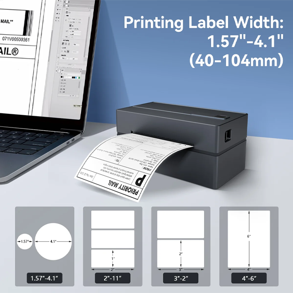4 Inch Portable Thermal Printer (150MM/S)