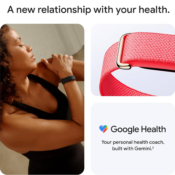 جهاز تتبع اللياقة Google Fitbit Air - Berry 