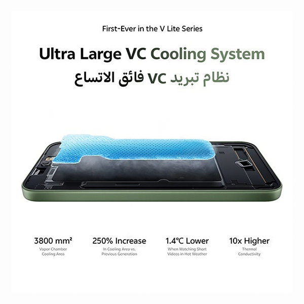 vivo V80 Lite AI Dual SIM 5G 8GB | 256GB - Green
