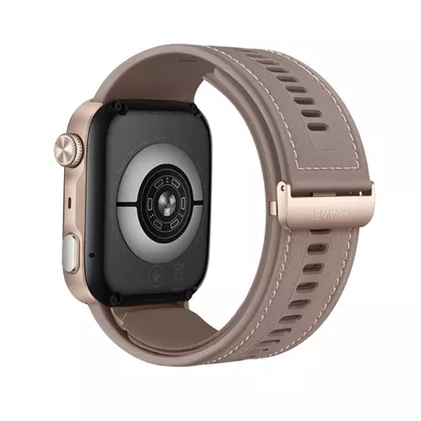 ساعة Huawei Watch D3 الذكية مع مراقبة ضغط الدم - Mocha Gold 