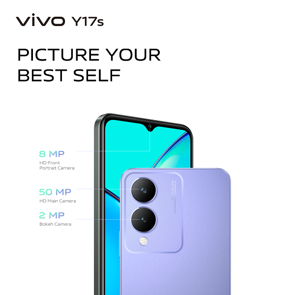 VIVO Y17S 8GB ( 4+4 GB) | 128 GB | 50 MP Camera | 5000 mAh Forest Green-I041