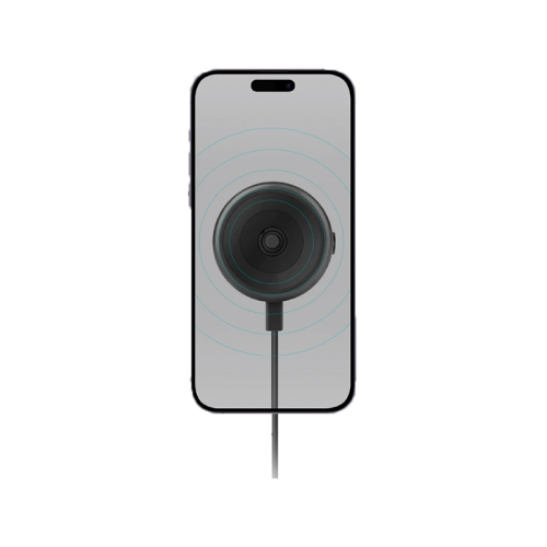 Energea Airlock 15W MagSafe Charging Vacuum Phone Mount Gunmetal