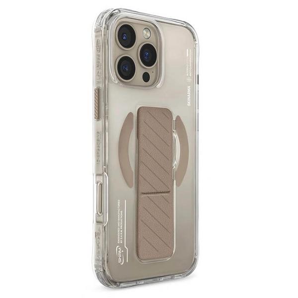 Skinarma Iphone 16 Pro Magsafe Charge Case Axon - Champagne