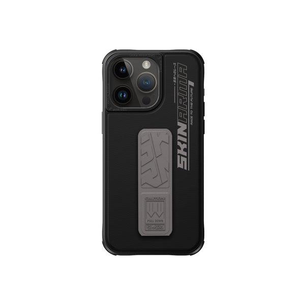 SkinArma Slate Grip Stand Case For iPhone 15 Pro Grey - Future Store