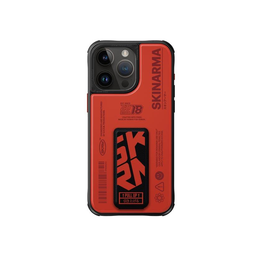 SkinArma Spunk Mag-Charge Case For iPhone 15 Pro Orange Red - Future Store