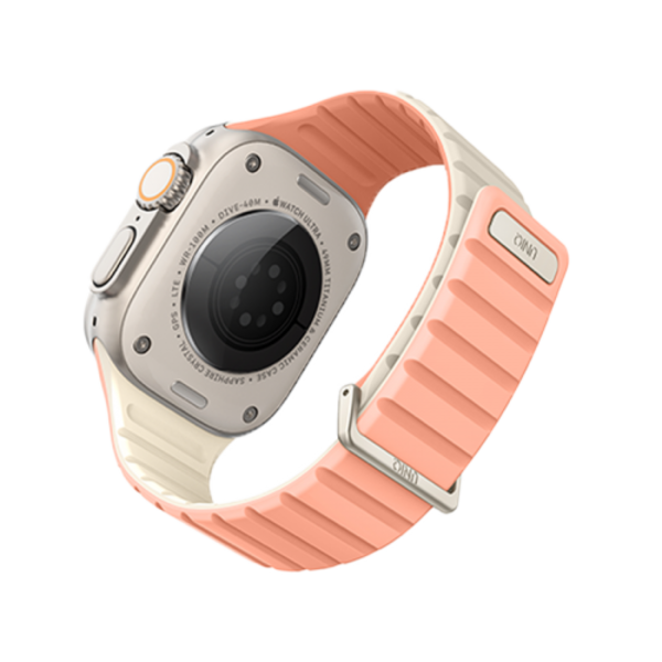 Uniq Revix Evo Magnetic Apple Watch Strap 41/40/38Mm-Pink/Ivory