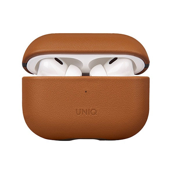 Uniq Terra Genuine Leather Case for Airpods Pro 2nd Gen Toffee Brown-GZ9B