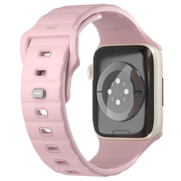 uniq Stride FKM Rubber Apple Watch STRAP 41/40/38 مم - PALE PINK