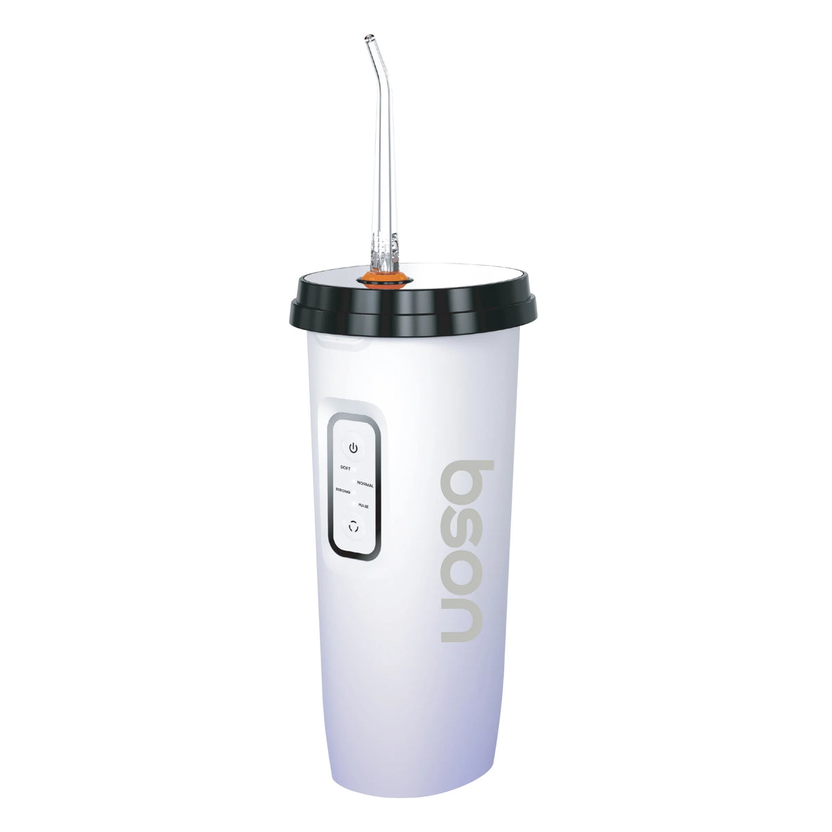 BSON WATER FLOSSER WITH MIRROR  WITH 4 MODES AND 4 REPLACEABLE JET TIPS RECHARGEABLE 30 DAYS WORKING TIME PER CHARGING WATERPROOF IPX7 GRADE