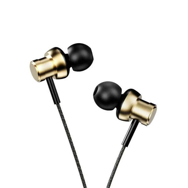 Wired Earphones -Champagne Gold