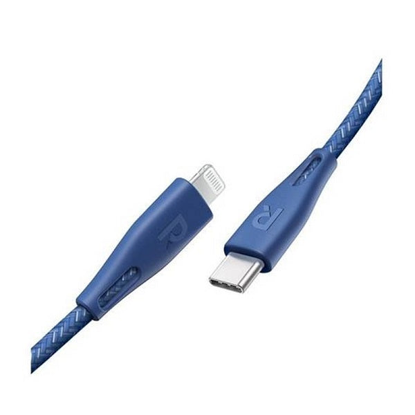 RavPower RP-CB1017 Type-C to Lightning Cable 1.2m Nylon Blue-1JXN