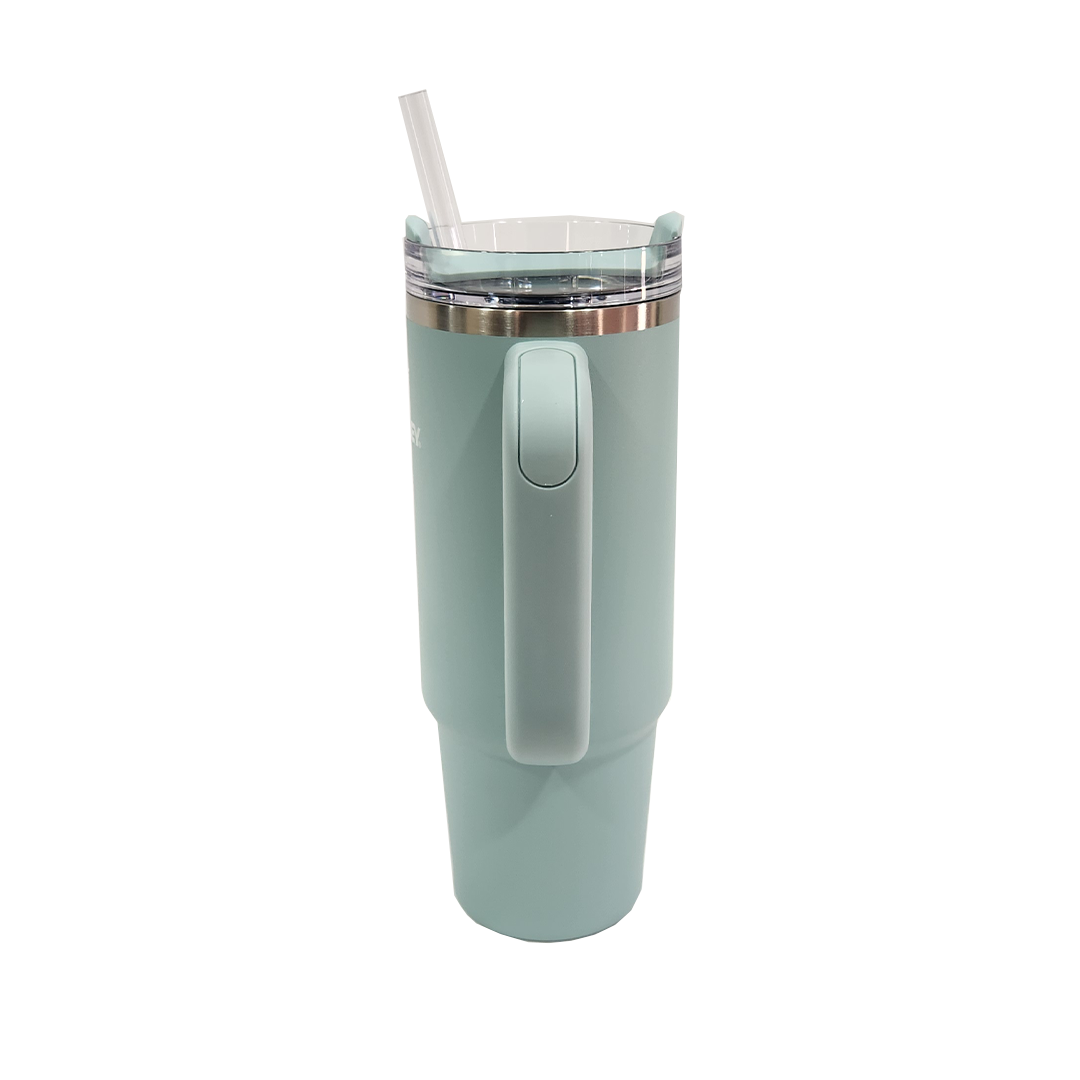 Stanley Quencher H2.0 Tumbler 30Oz 887Ml - Seafoam(Transparent Lid)(Asian Variant)