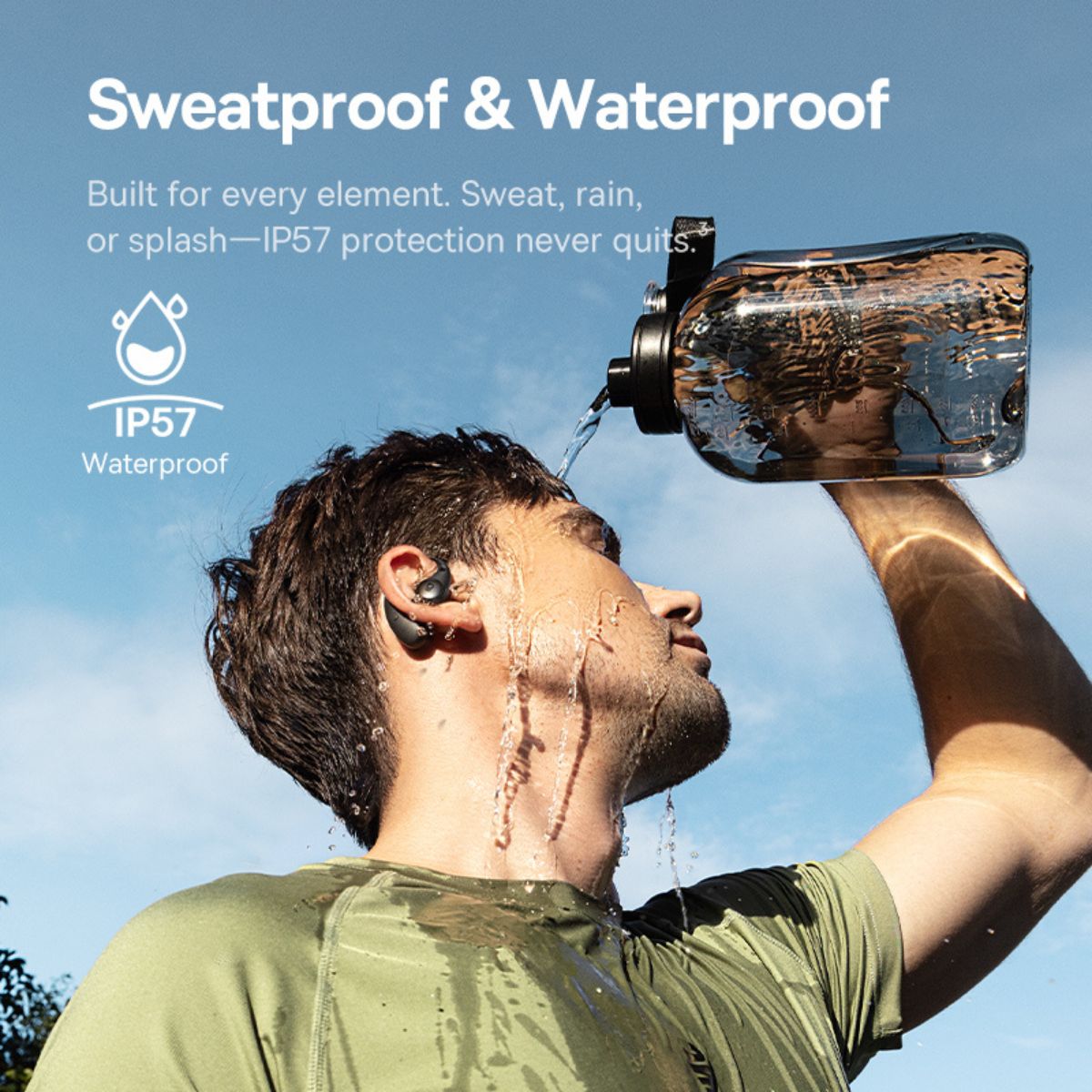 Baseus Eli Sport 2 Open-Ear True Wireless Earbuds - Cosmic Black