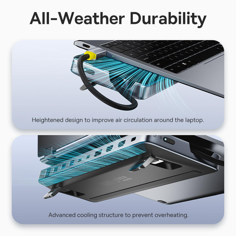 Baseus EliteJoy EH3 12-in-1 HUB With Stand - Space Grey