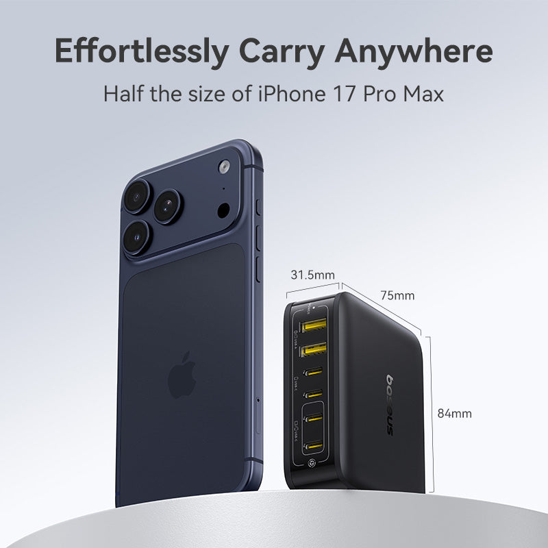 Baseus EnerFill FH21 Desktop Charging Station 4C+2U 120W - Cosmic Black