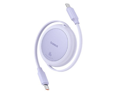 Baseus Free2Pull Mini Cable USB-C to USB-C 60W 1m - Nebula Purple