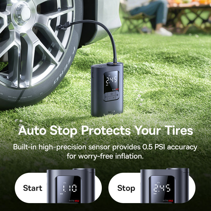 Baseus GoTrip VA1 Max Super Mini Cordless Inflator 22-Cylinder - Cosmic Black