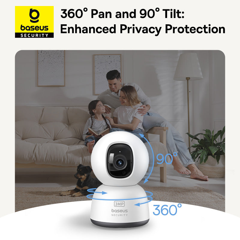 Baseus Security P1 Lite Indoor Camera 2K - Moon White