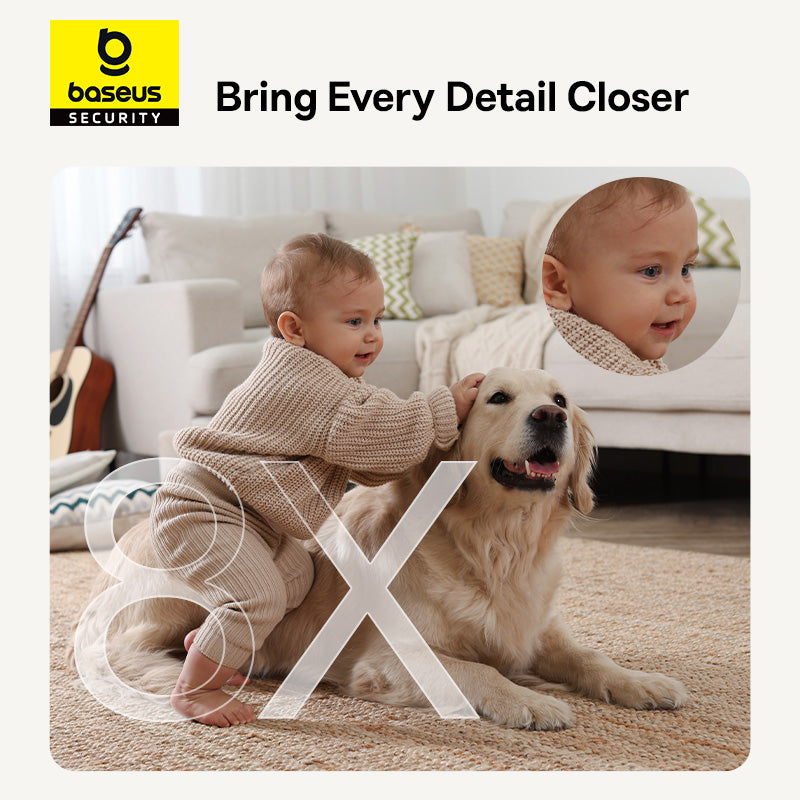 Baseus Security P1 Lite Indoor Camera 2K - Moon White