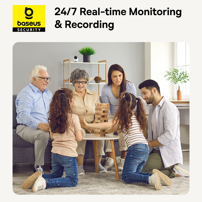 Baseus Security P1 Pro Indoor Camera 3K - Moon White