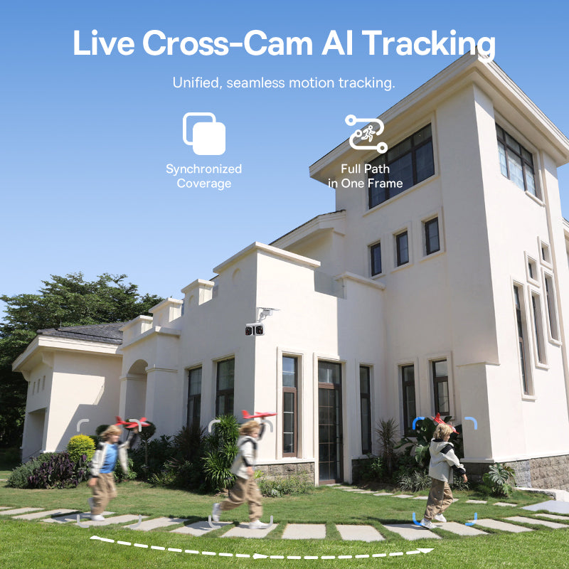 Baseus Security X1 Pro Outdoor Dual Camera 3K - White