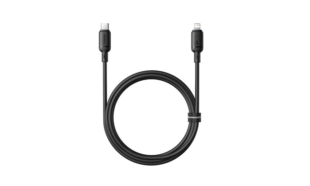 Baseus Silky Series Fast Charging Cable USB-C to iP 20W 2m - Cluster Black