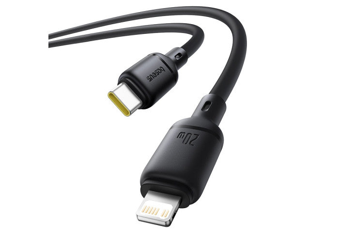 Baseus Silky Series Fast Charging Cable USB-C to iP 20W 1m - Cluster Black