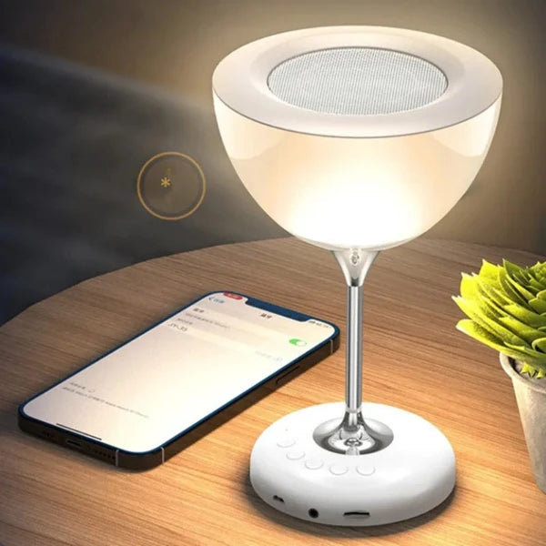 Leedor RGB 7 ملون مكتب مصباح مضخم صوت مكبر صوت 4-في 1 مكبر صوت لاسلكي بلوتوث